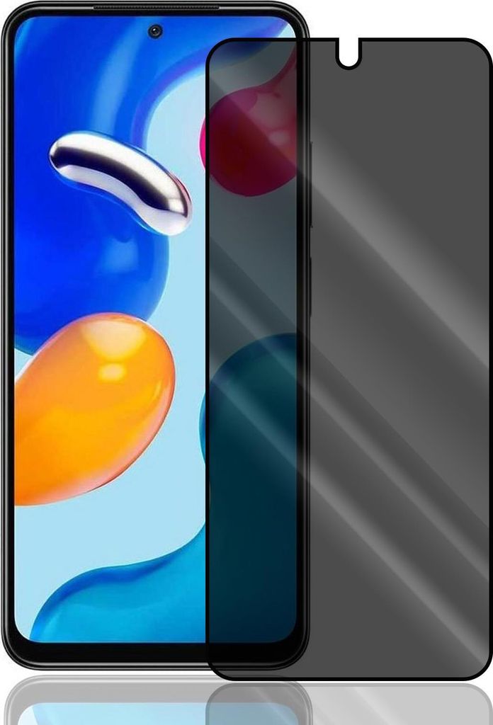 Anti Spy Panzer Folie für Xiaomi Redmi Note 11 / 11s Privacy Displayschutzfolie Sichtschutz Glasfolie Schutzglas