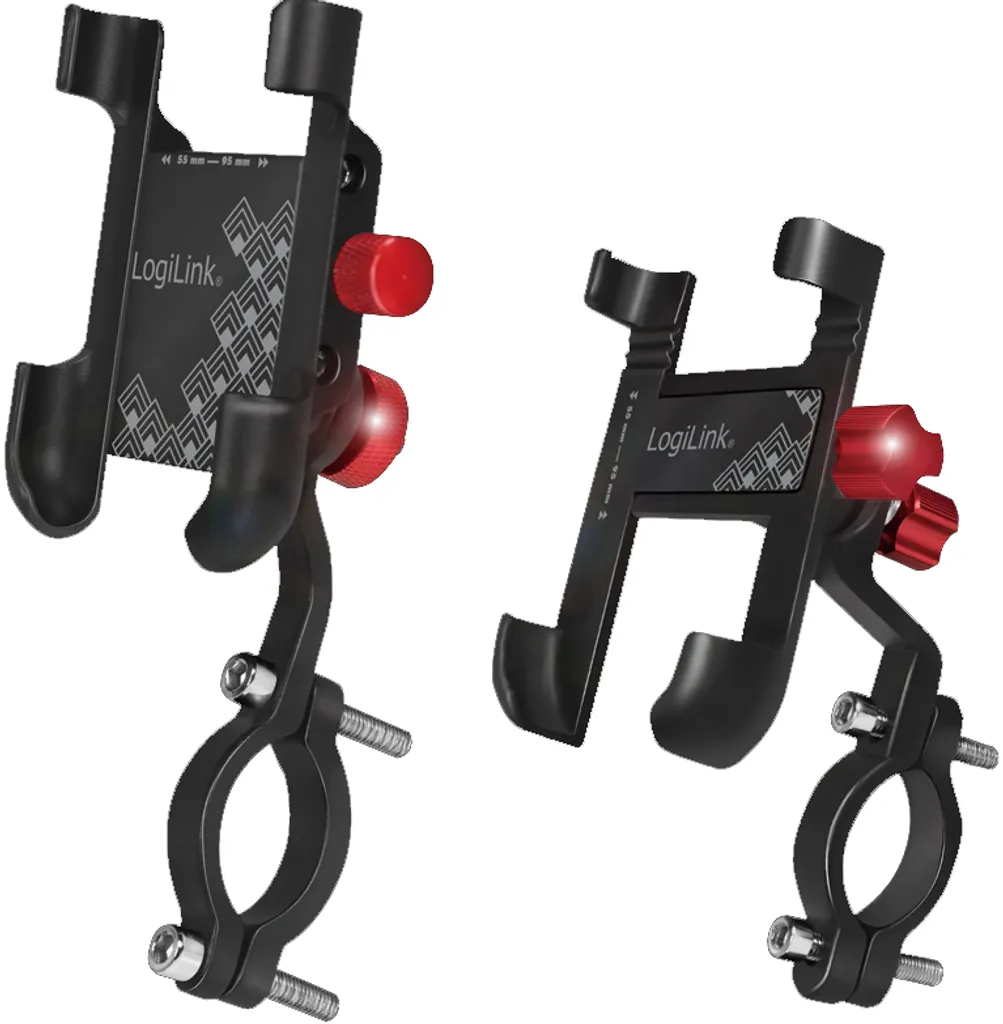 Support Smartphone Vélo Logilink avec Fixation Stable pour Écrans 7" Max - 5