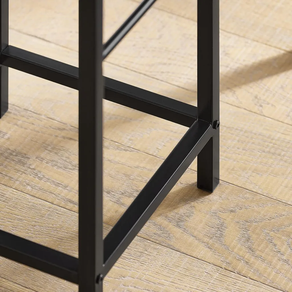 Petite Table de Bistrot avec Rangement Chaises pour Espace Restreint - 6