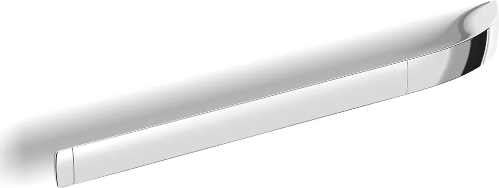 Porte-serviette gain de place pour meuble de salle de bain chromé