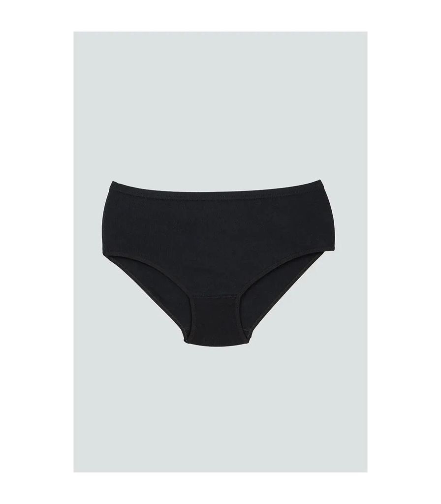 3 Pack Damen Taillenslips Slips Unterwäsche Schwarz L Baumwolle Unterhosen K-27