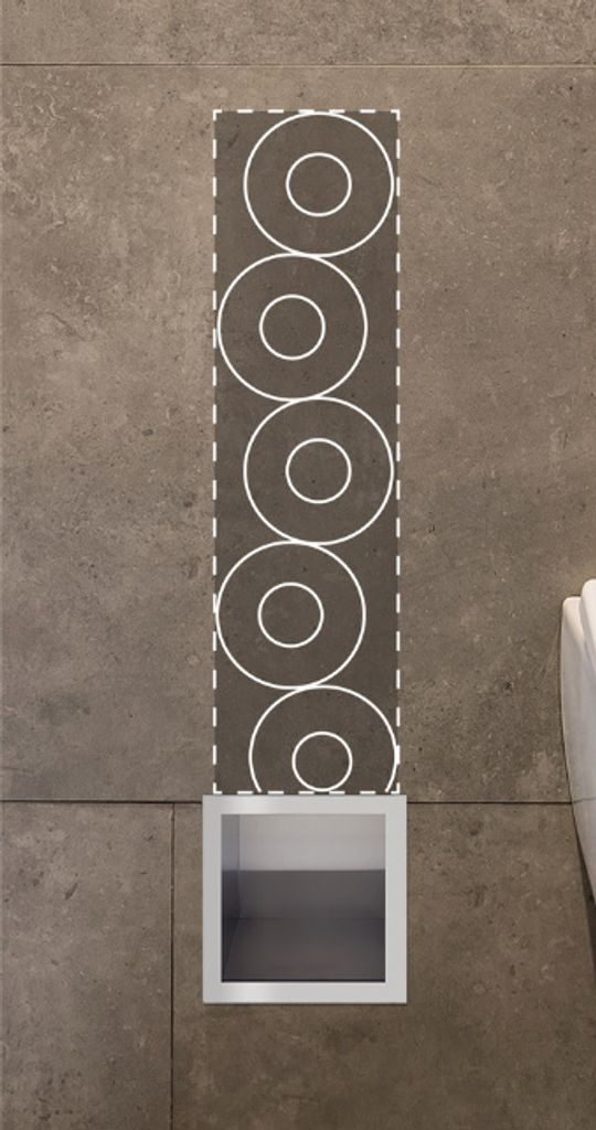 BADLAND Unterputz Wandnische Toilettenpapieraufbewahrung Produktbild 3