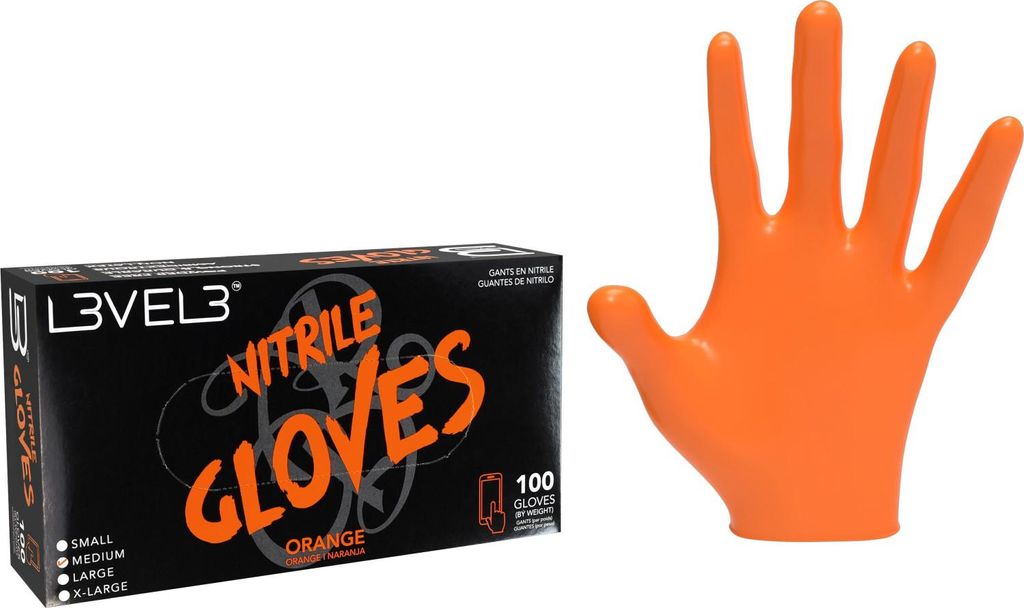 Nitrilhandschuhe Medium Orange