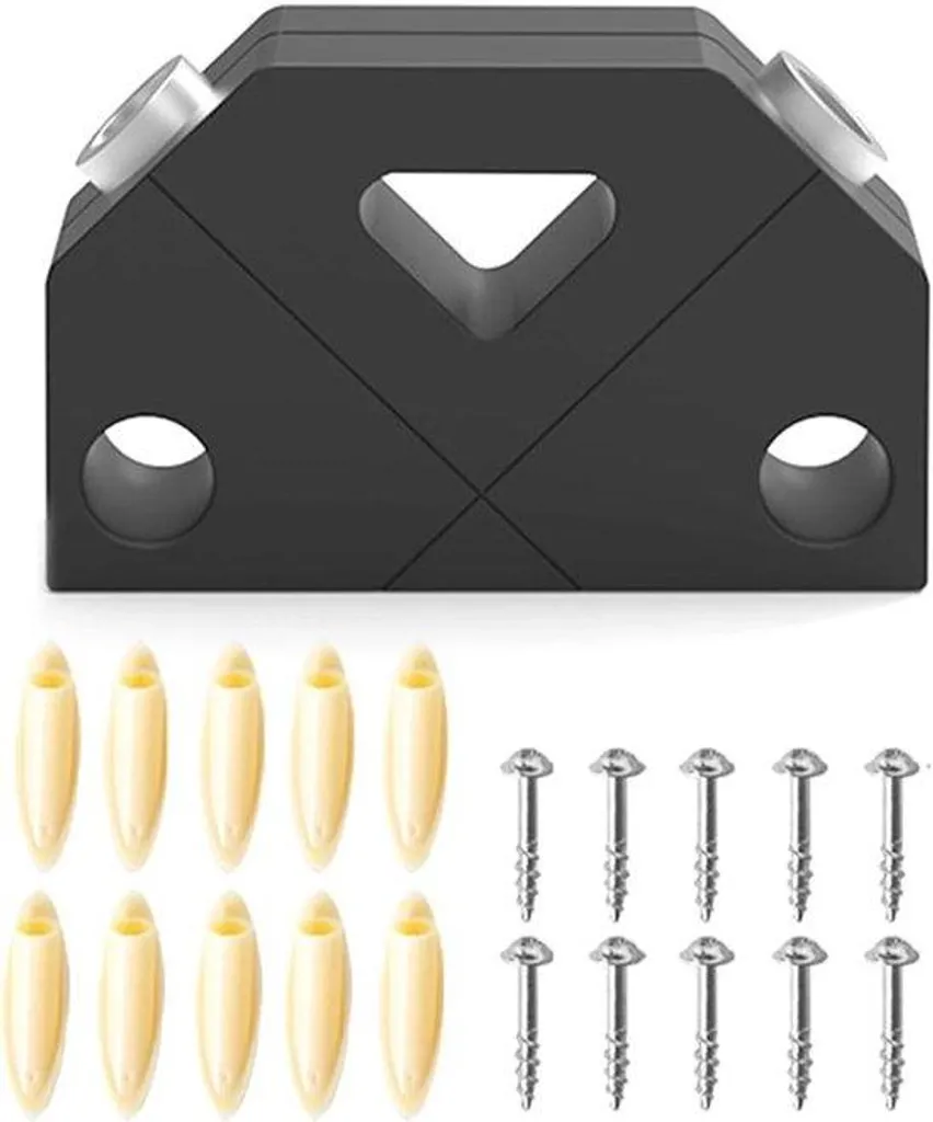 Kit d'assemblage d'angle robuste avec perçage guidé et clé de montage