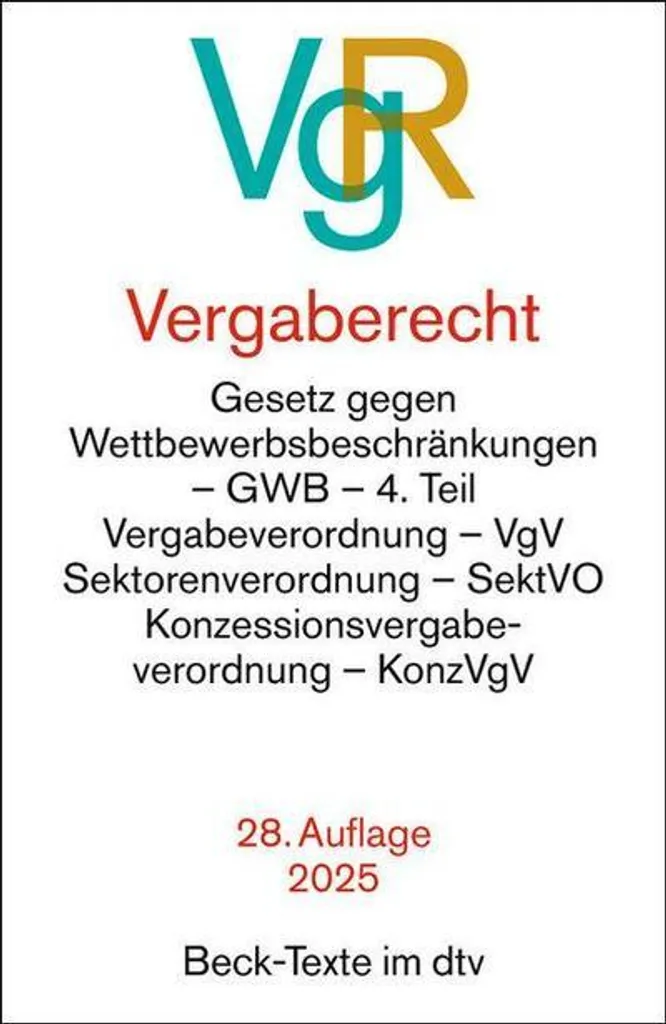 Préparer un appel d'offres avec le guide Vergaberecht VgR complet