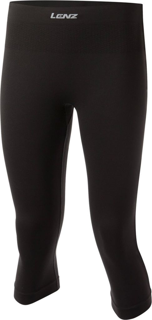 Lenz Damen Funktionshose 3/4 6.0 Merino , Schwarz, XS
