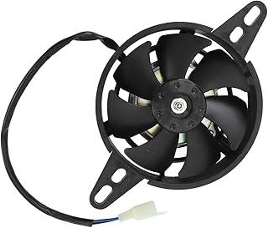 12V Motorrad Kühler Kühler Lüfter Elektrischer Öl-/Wasserkühler Hocheffizienter Öl-/Wasserkühler für ATV 150-250, Quad, Go Kart, Motorrad M...