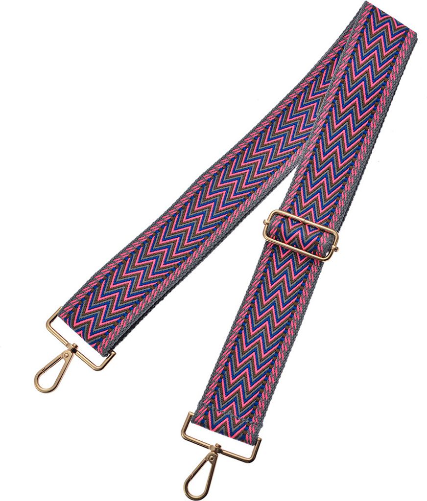 Clayre & Eef Taschenriemen 5x140 cm Rosa Synthetisch