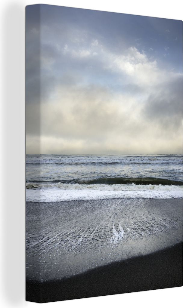 OneMillionCanvasses - Leinwandbilder - 90x140 cm, Amerikanischer Strand in Kalifornien, Wandbilder Kunstdruck Wanddekoration - Foto auf Leinwand ...