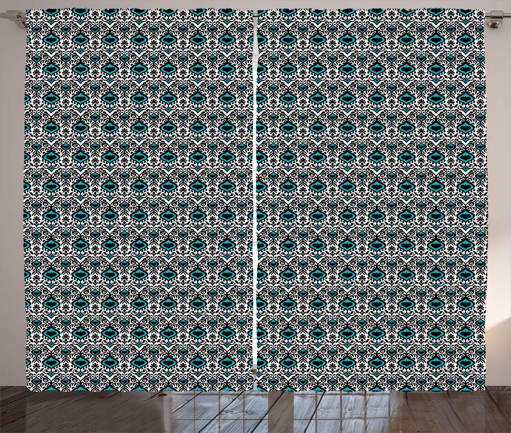 Tenda Etnica ABAKUHAUS 280x175 cm - Tessuto Ikat Rustico per Soggiorno
