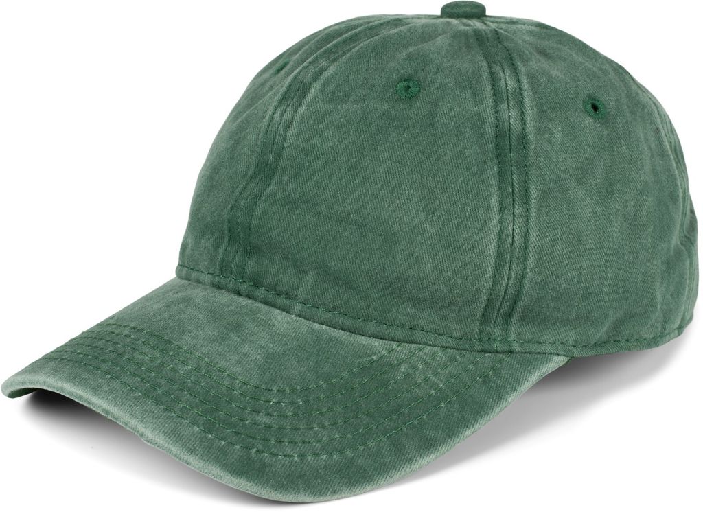 styleBREAKER Uni Baseball Cap Vintage Look verstellbar 6-Panel Cappy in Washed Optik mit gebogenem Schirm Baumwolle Retro Cap Damen und Herren