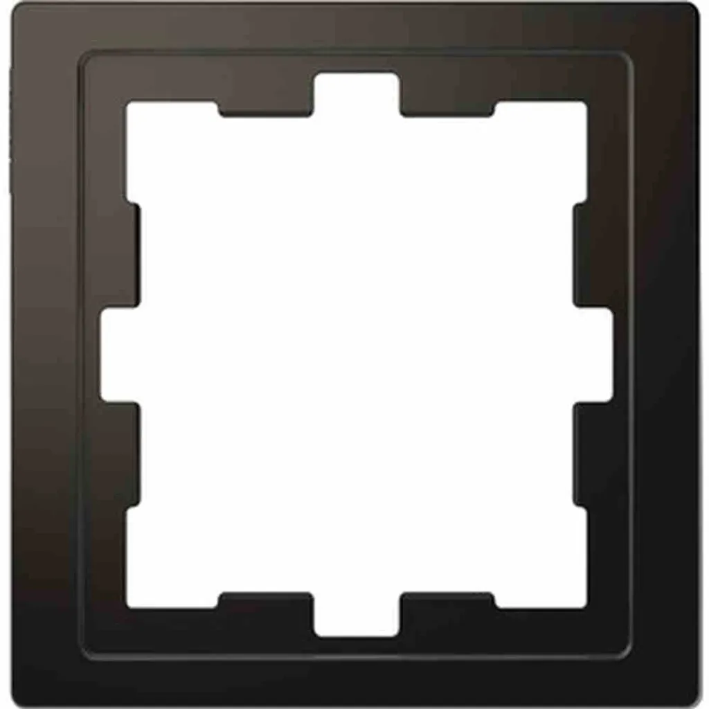 Plaque de finition 1 poste Merten D-Life anthracite pour montage simple