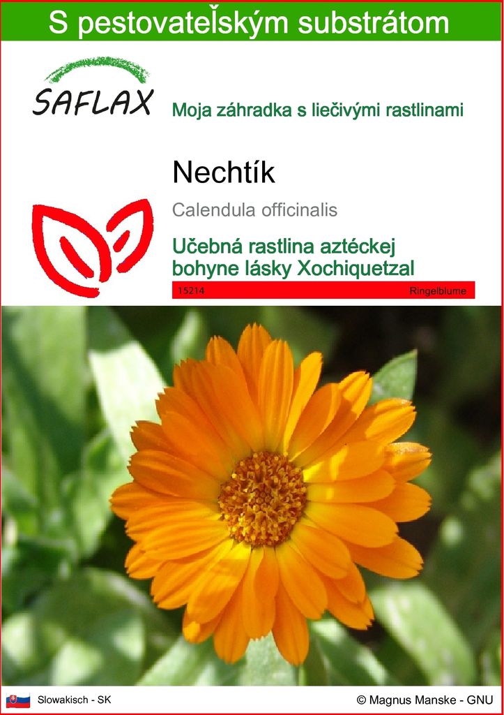 SAFLAX - nechtík - Calendula officinalis - 50 Semená - S Obrázok produktu 
