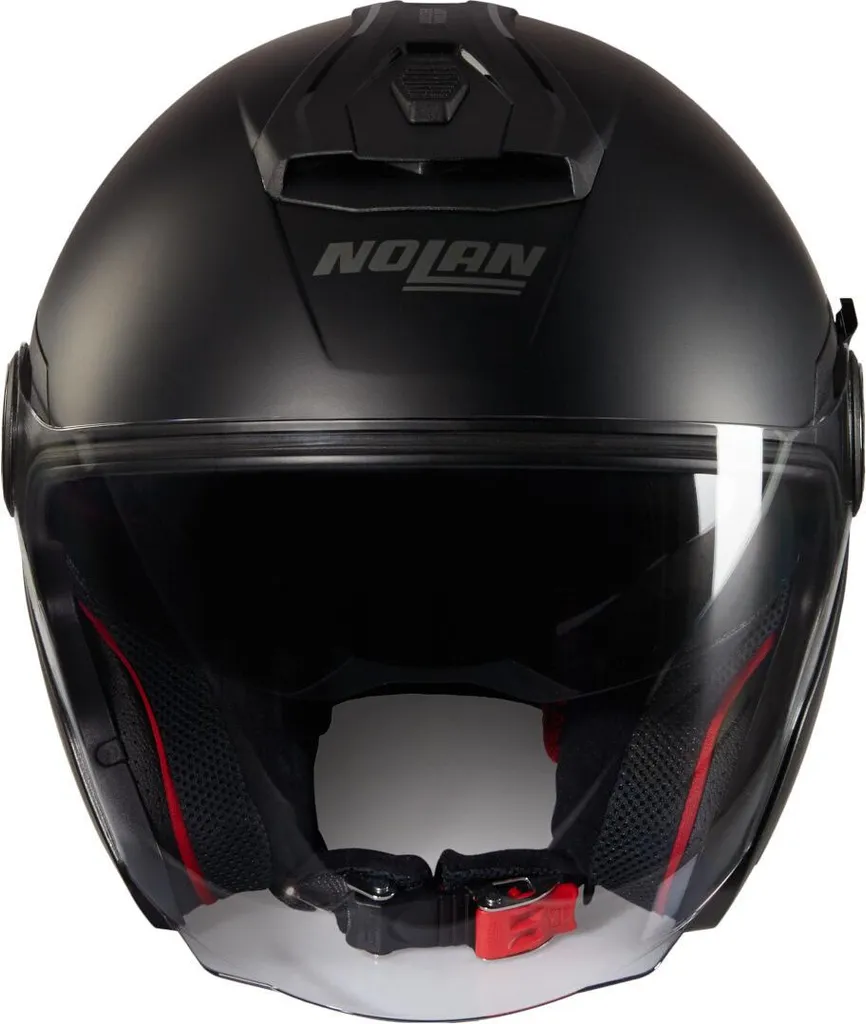Casque Nolan N40-5 06 Classico N-Com noir mat avec visière large