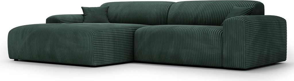 ECKSOFA mit Longchair - Cord