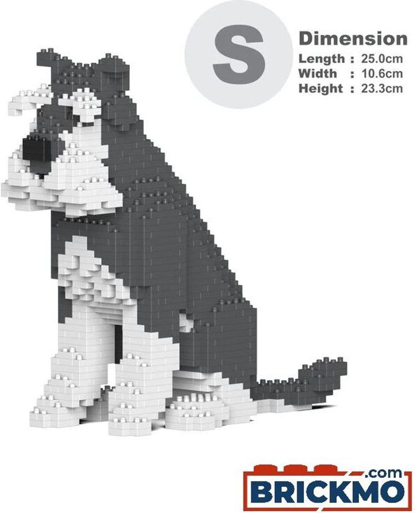 JEKCA Bricks Standard Schnauzer 04-M01 ST19SS04-M01