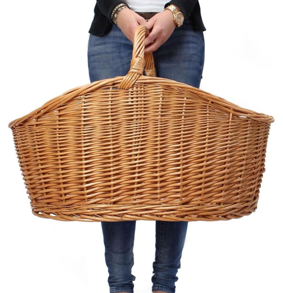 Panier à provisions XXL "Maxi" en osier, 68x49 cm, panier Image du produit 