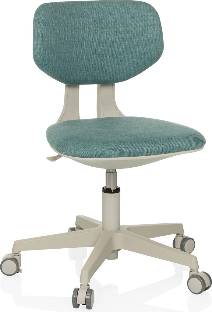 hjh OFFICE Kinderdrehstuhl KIDDY CLASSIC Schreibtischstuhl für Kinder höhenverstellbar ohne Armlehnen Stoff