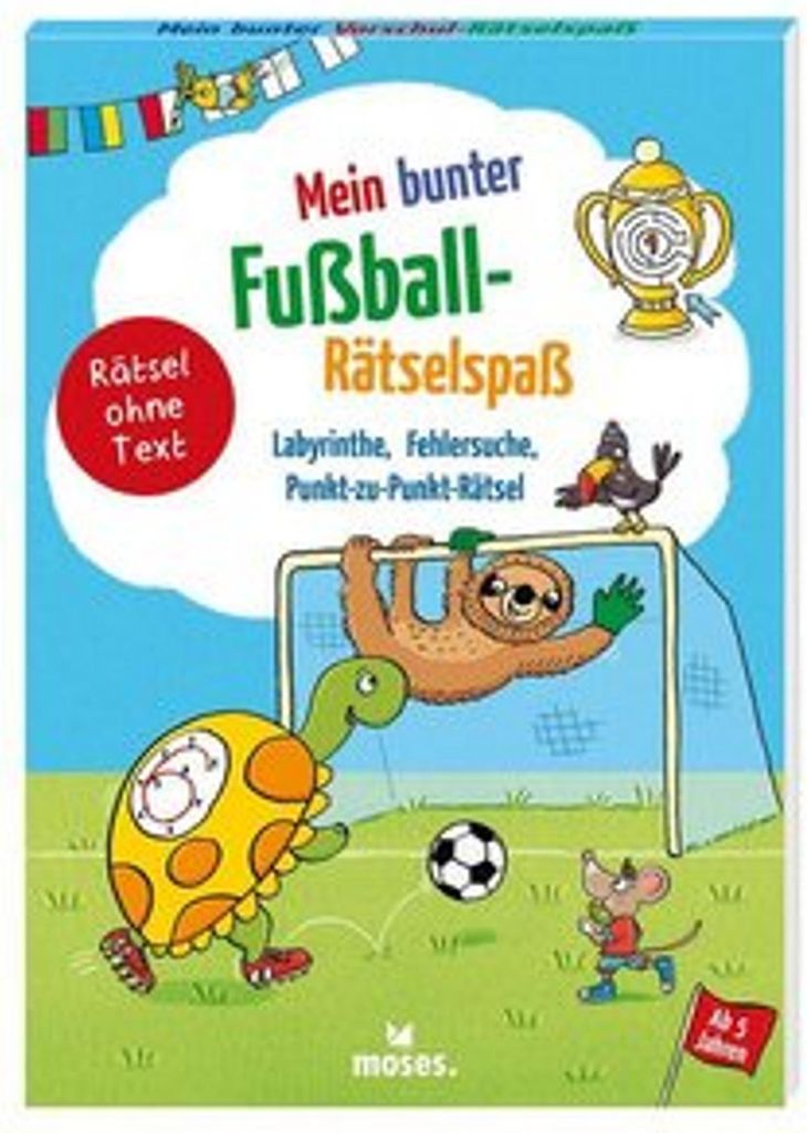 Mein bunter Fußball Rätselspaß