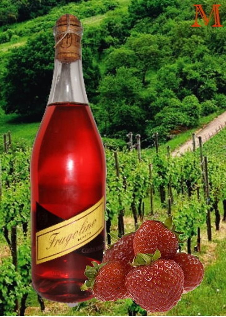 Contri Fragolino Rosato Corte Viola Perlwein 750 ml. Produktbild 
