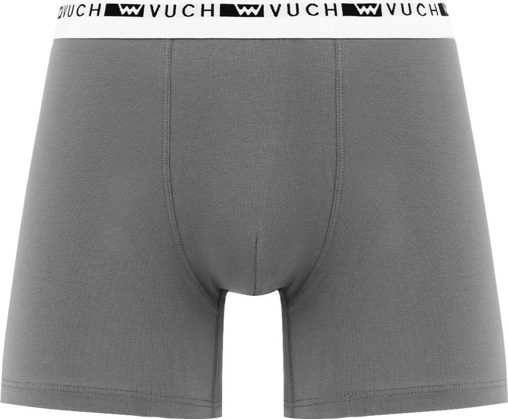 Vuch Herren-Boxershorts Ragaz grau S