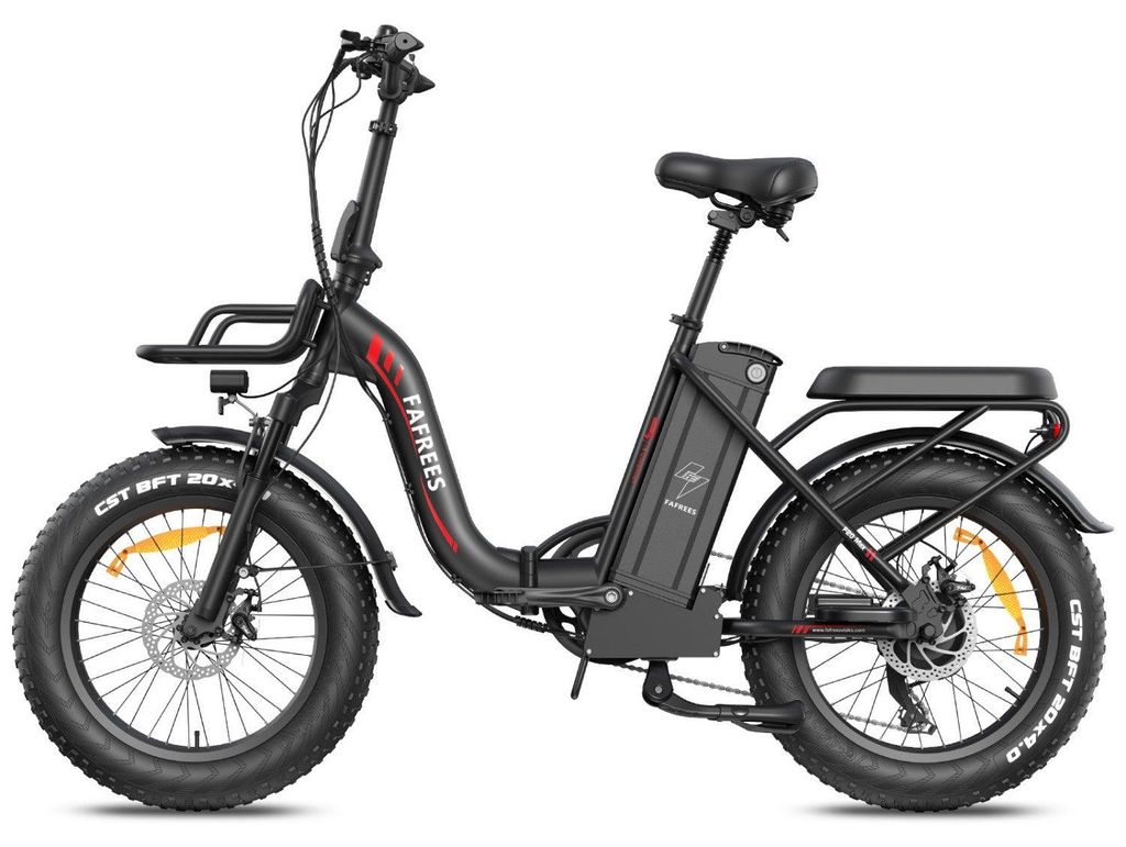 Electric Bike FAFREES F20 Max - Batterie 48V30AH 20" Reifen Mechanische Scheibenbremse - Schwarz