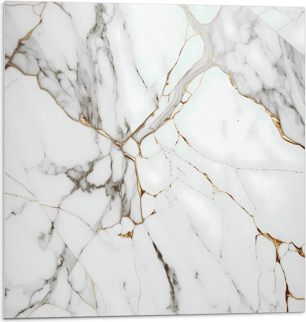 Pannelli Decorativi Marmo 50x50 - 4 Pezzi Rivestimento 3D