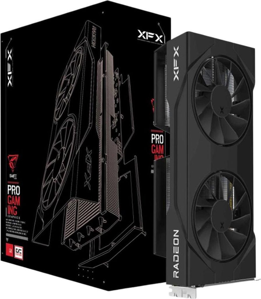 XFX Swift RX 9060XT OC 16GB Grafikkarte