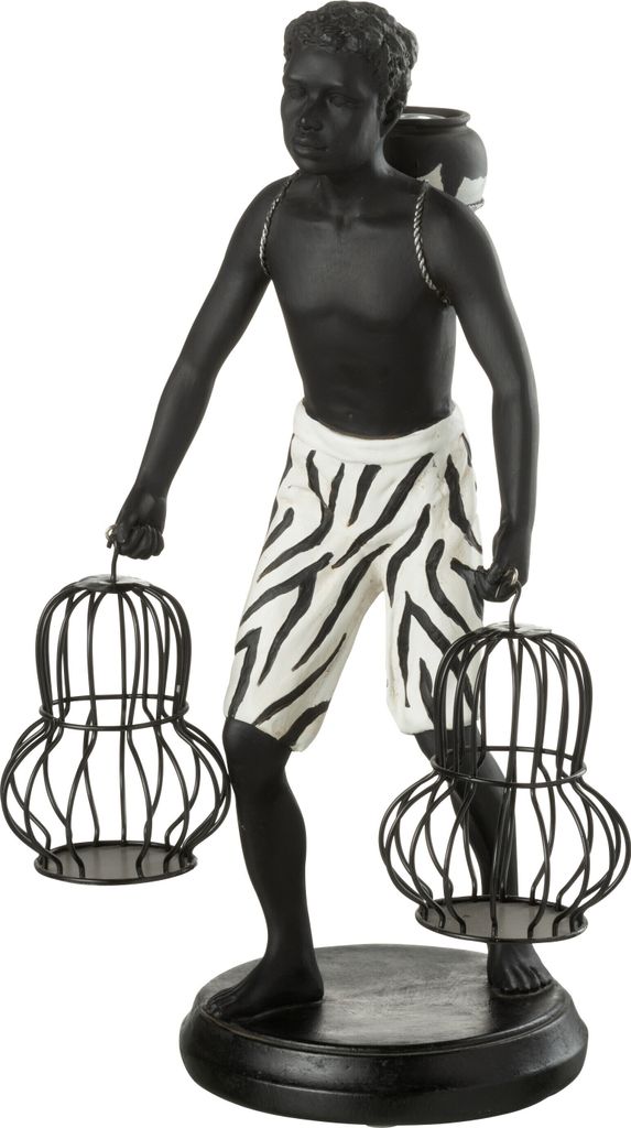 J-Line Jungen Stehend Ethnisch Korb Poly Mix