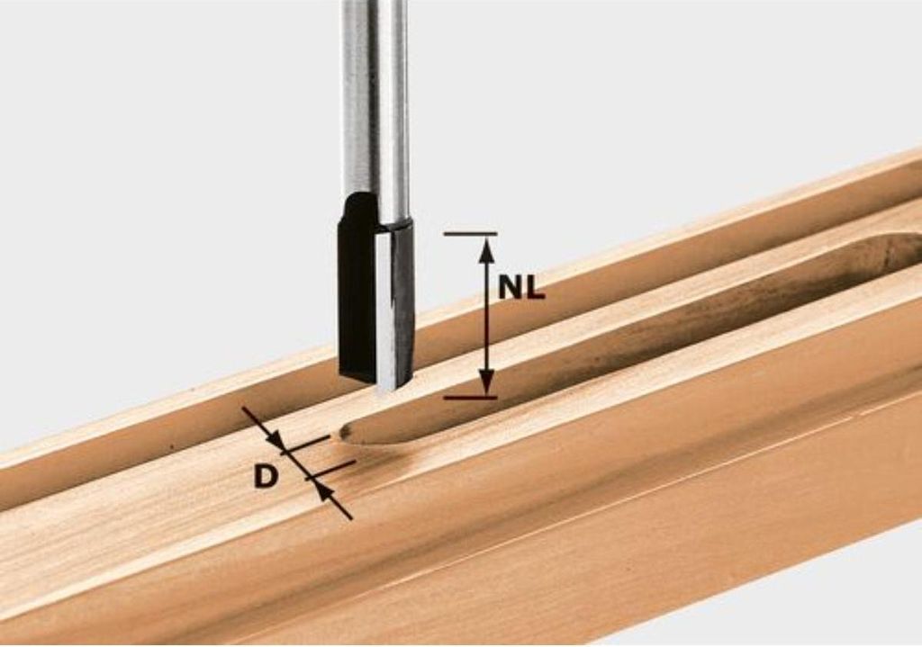 Fresa per scanalature Festool HW, gambo da 8 mm, HW S8 Immagine del prodotto 