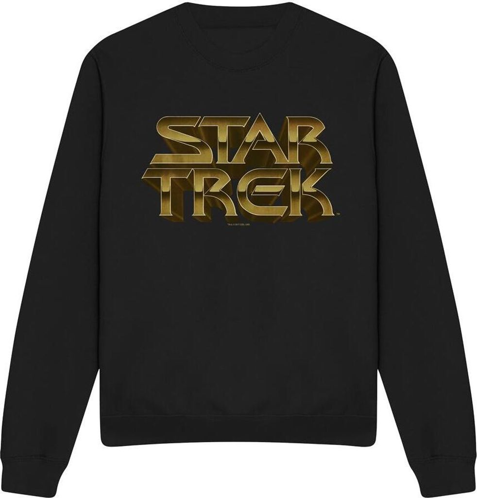 Star Trek - "Feel the Steel" Sweatshirt für Herren/Damen Uni TV11320 (M) (Schwarz)