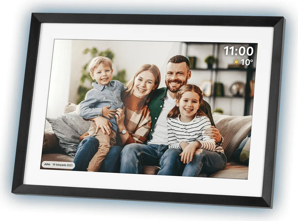 Cadre photo numérique WiFi 10,1 pouces KM1103 : partagez sans limites