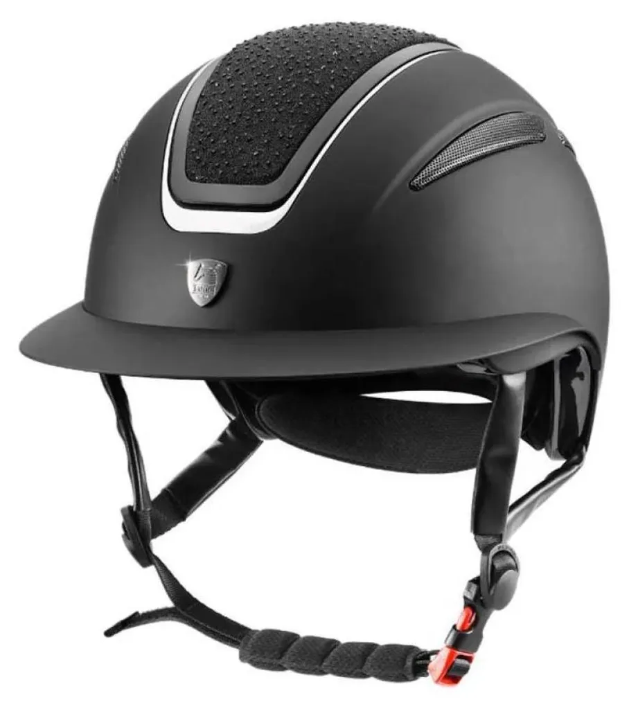 Casque Tattini Cassiopea Femme Noir 53-55 cm - Confort Anti-Pression