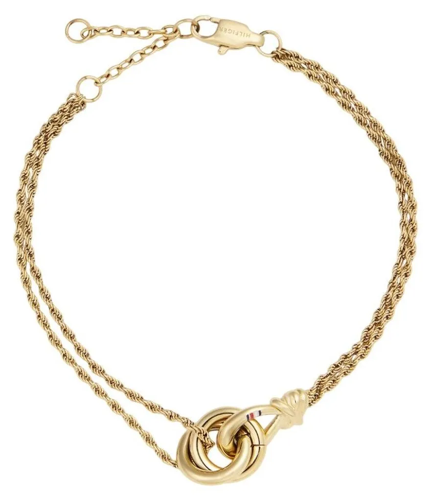 Bracelet doré Nautical Knot pour femme - Accessoire idéal pour vos tenues