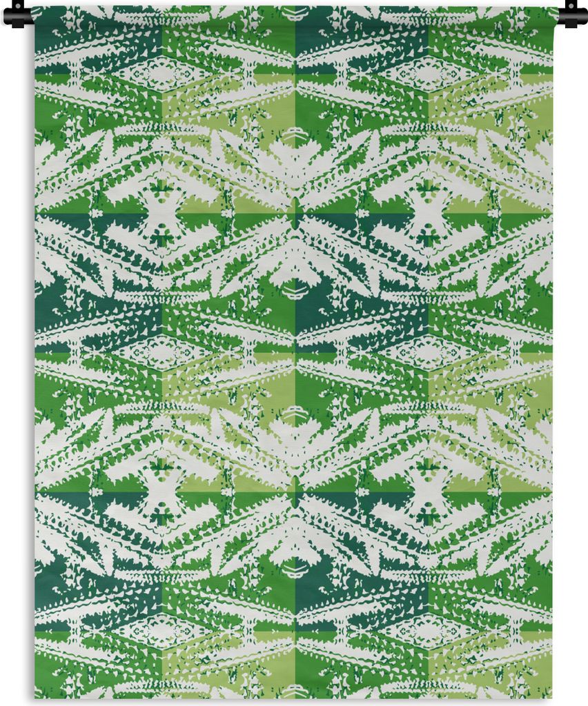 MuchoWow Wandteppich Wandbehang Kaktus - Pflanzen - Muster 120x160 cm Tapisserie Dekoration Wandtuch - Wohnzimmer - Moderne