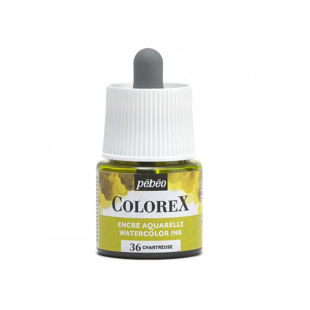 Pebeo Colorex Aquarelltinte, 45 ml, 36 Chartreuse