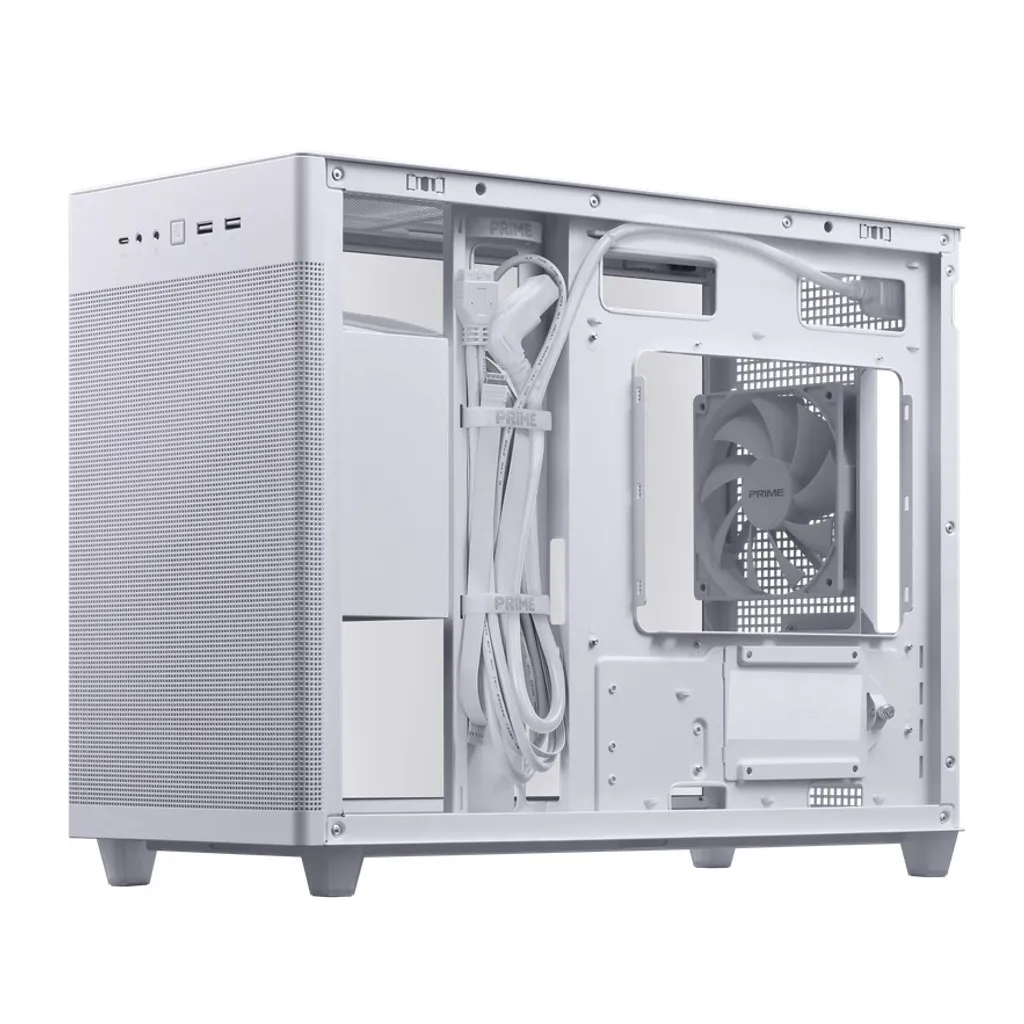 Design e Luce: Asus AP201 Prime Case TG White per Build Iconiche - 9