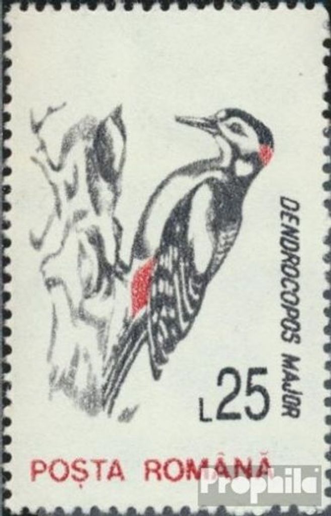 Briefmarken Rumänien 1993 Mi 4879Y postfrisch Vögel Produktbild 
