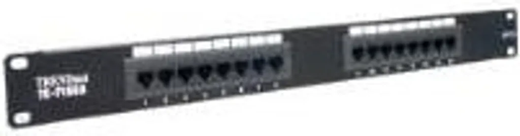 Patchpanel Cat6 16 ports 19" non blindé TrendNet TC-P16C6 haute performance - 2