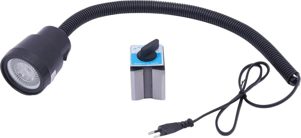 Éclairage pour tour et établi LED 5W flexible à fixation aimantée