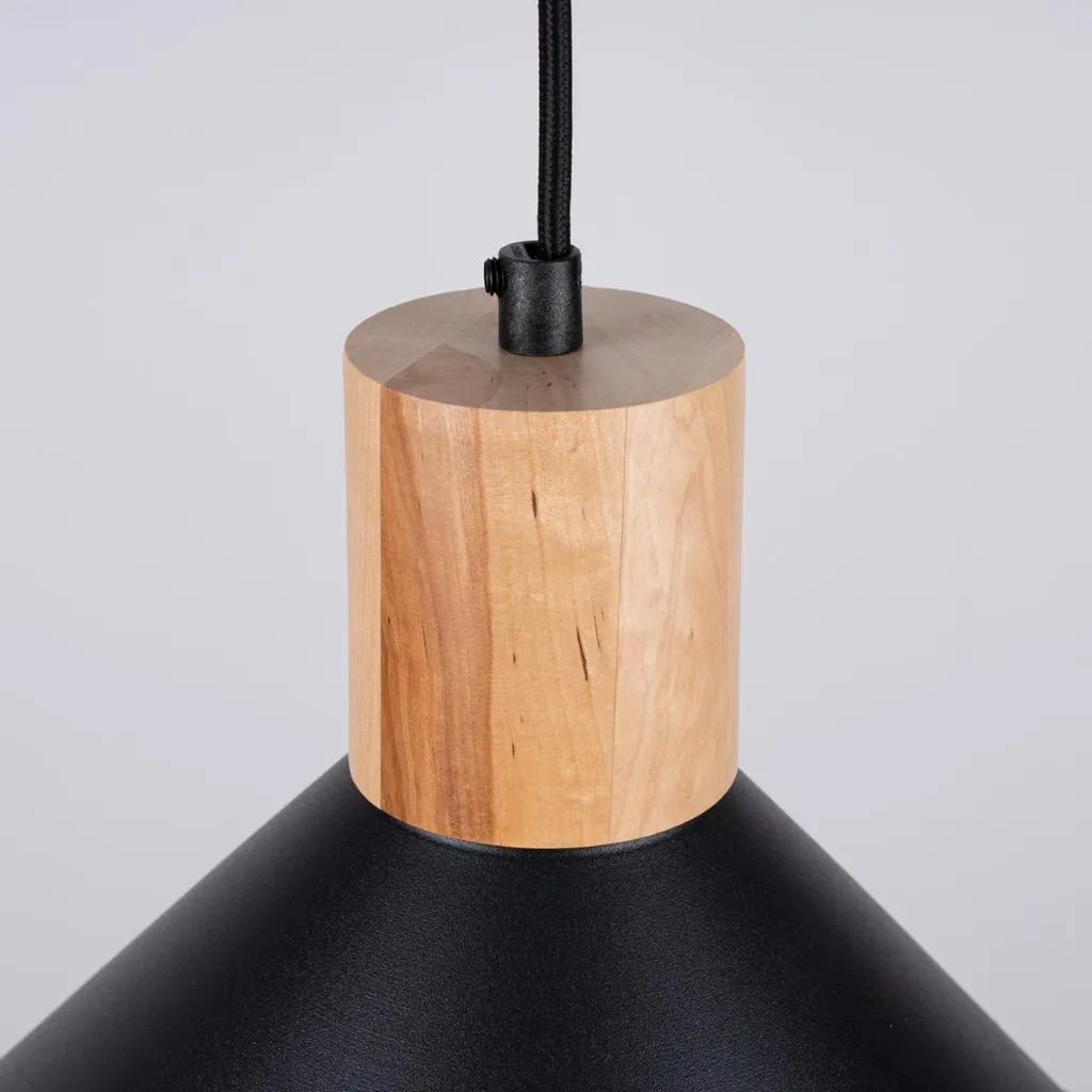 Lampadario Moderno JAGA Nero Sollux - Design Scandinavo Acciaio E27 - 8