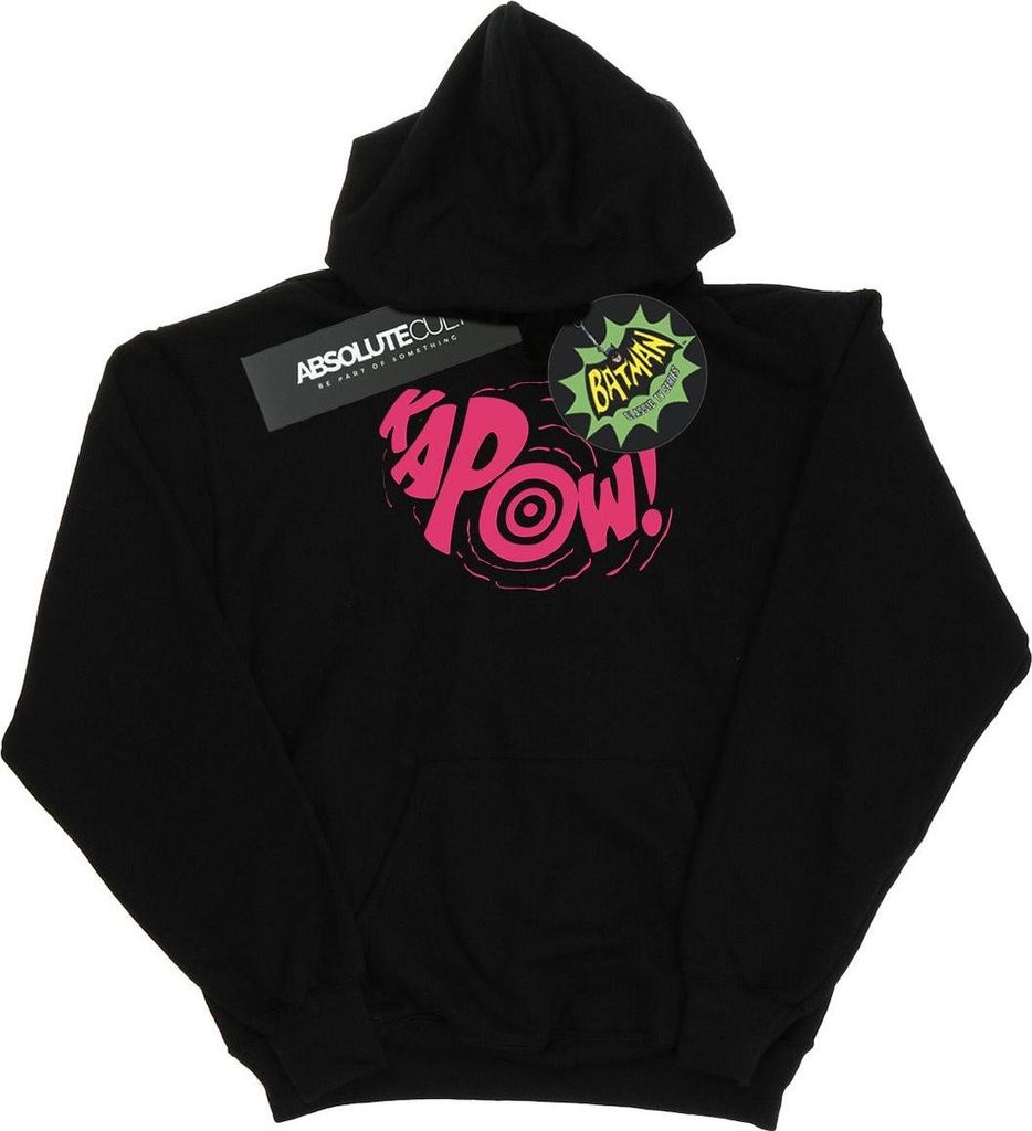 DC Comics - "Kapow" Kapuzenpullover für Mädchen BI4053 (152-158) (Schwarz)