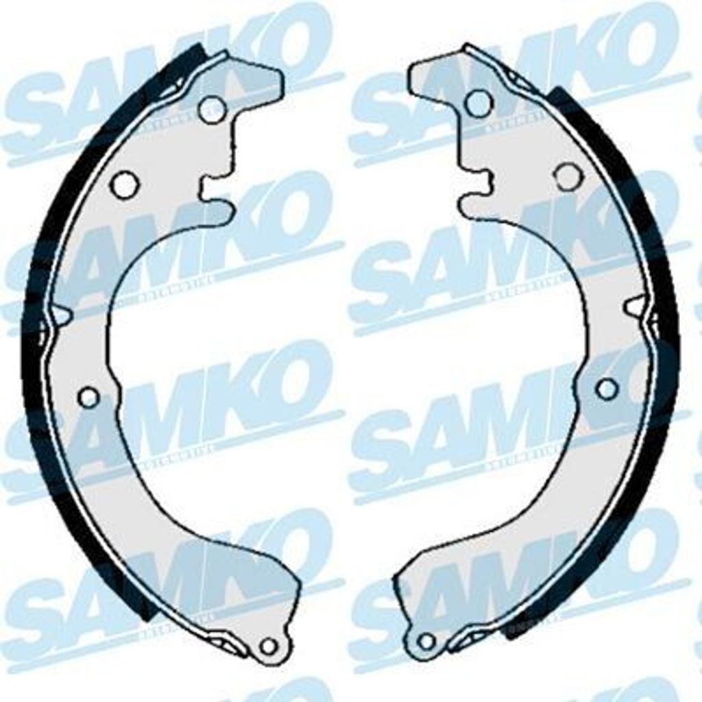 SAMKO Bremsbackensatz Trommelbremse Hinten für TOYOTA COROLLA (E9) 200mm 84560