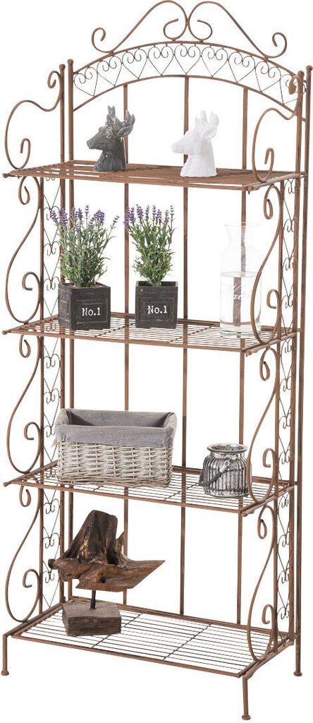 CLP Standregal Antje antik braun Produktbild 