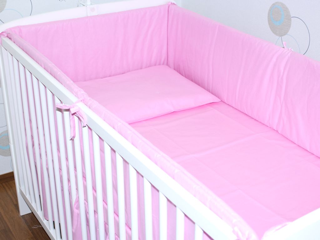 Nestchen Mit Applikation Bettumrandung Baby Kinder  190 cm lang für Bett 70x140 