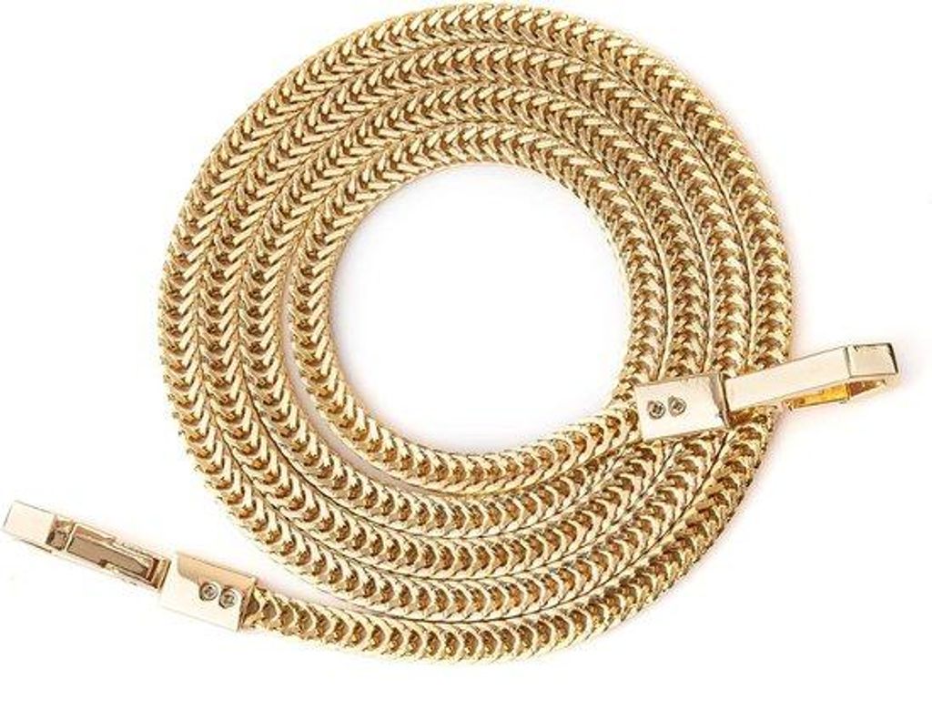 Geluidsvrije Gouden Ketting mit Drehklauwslösungen für Mädchen Schultertasche Münztasche