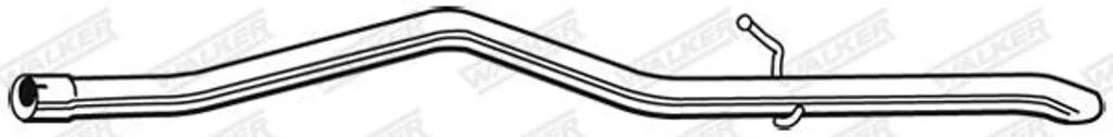 Tuyau d'échappement WALKER 07592 pour Transit 1580mm - Pièce de rechange
