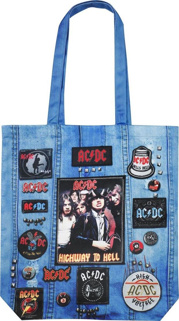 AC/DC Stofftasche Uni Rocksax - AC/DC Logo multicolor Standard