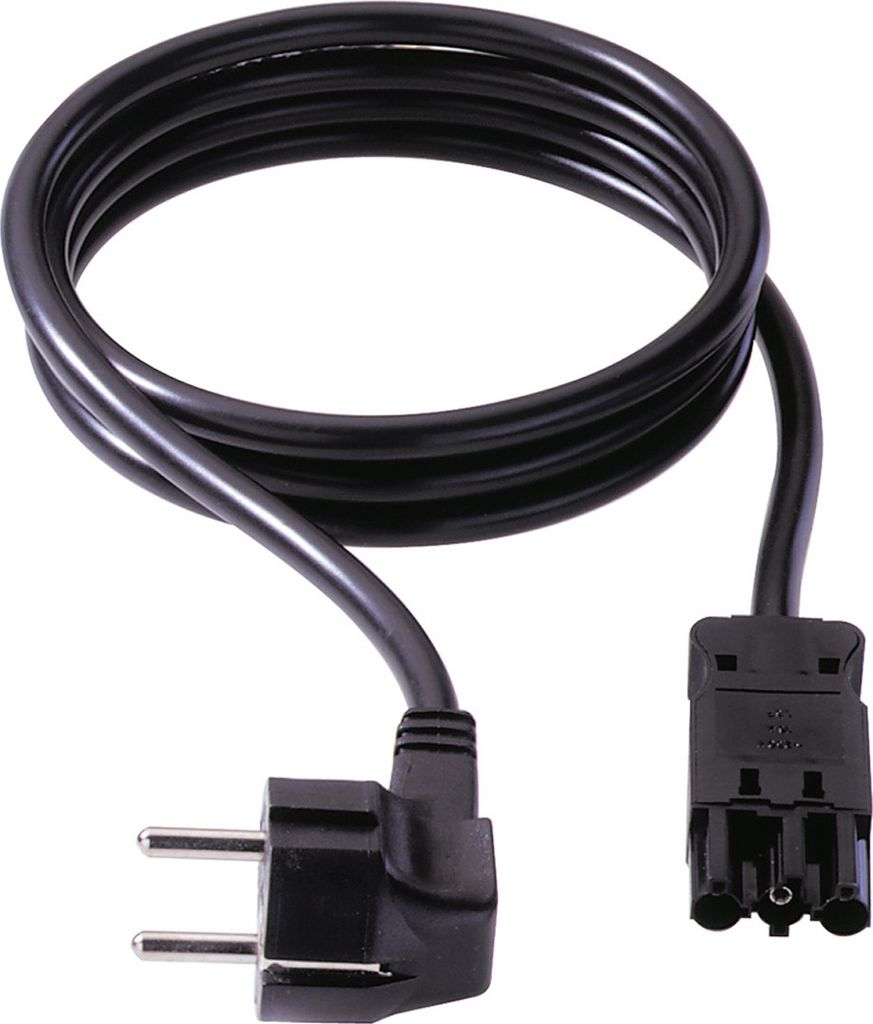 BACHMANN Gerätezuleitung Gerätezuleitung CEE7/7 ST18, schwarz, 5 m