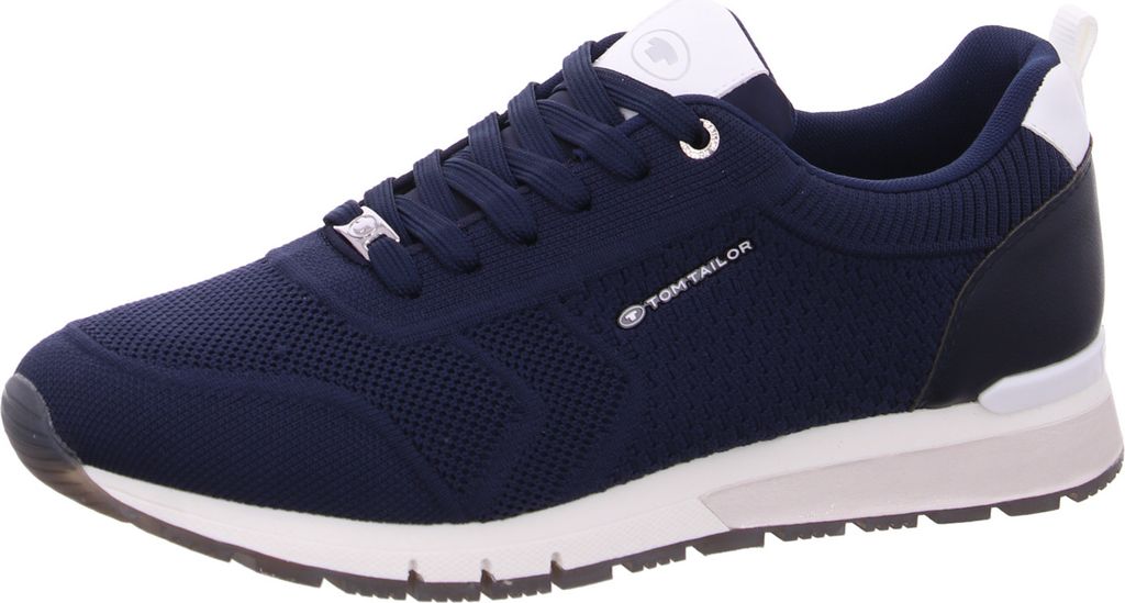 Tom Tailor 5391110_40, Weiblich, Erwachsener, Modische Sneakers, Navy, Tunnelzugverschluss, Thermoplastischer Gummi (TPR)